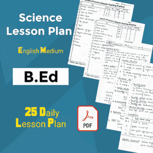 Science Lesson Plan for B.Ed English Medium (PDF)