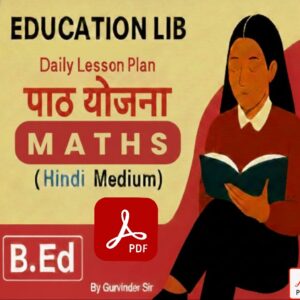 Maths Lesson Plan for B.Ed